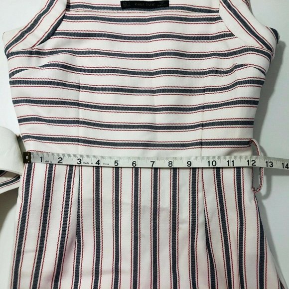 Zara Striped Belted Bodycon Dress - Picture 8 of 10